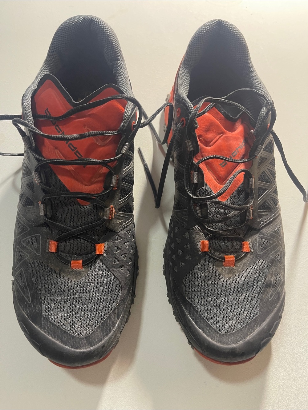 La Sportiva Men's Athletic Trail Shoes - Black & Orange 11.5